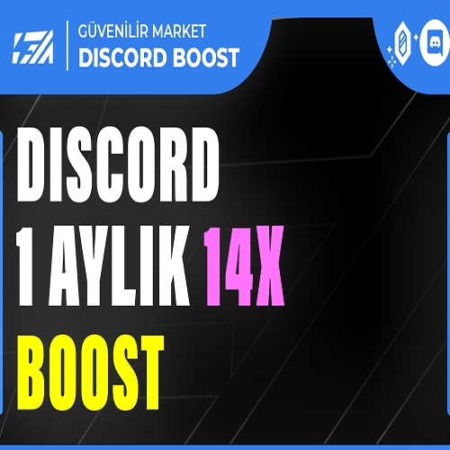  1 Aylık Discord 14x Boost HIZLI - GARANTİLİ